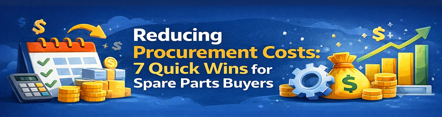 Reducing Procurement Costs: 7 Quick Wins for Spare Parts Buyers