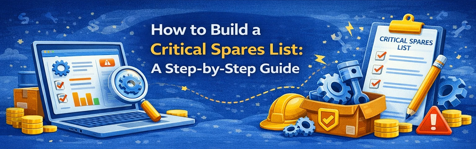 How to Build a Critical Spares List: A Step-by-Step Guide