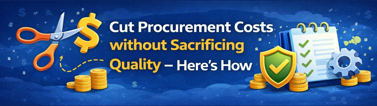 Cut Procurement Costs without Sacrificing Quality – Here’s How