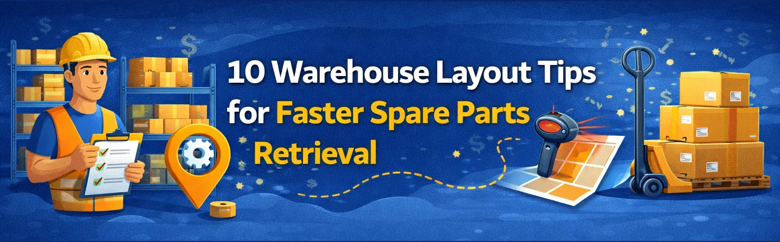 10 Warehouse Layout Tips for Faster Spare Parts Retrieval