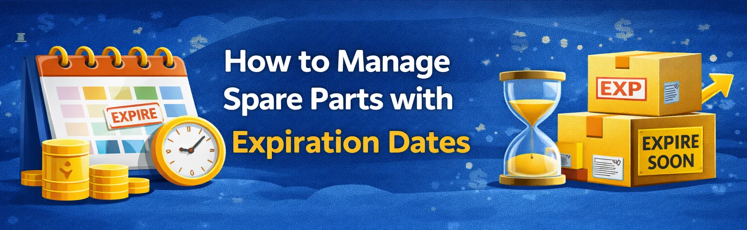How to Manage Spare Parts with Expiration Dates