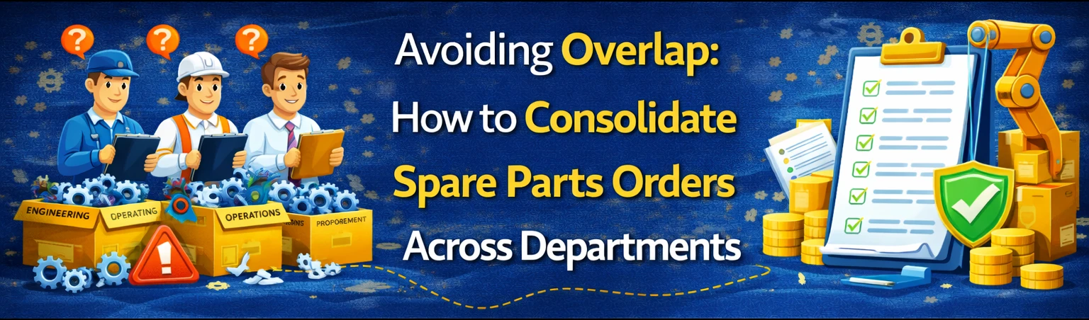 Avoiding Overlap: How to Consolidate Spare Parts Orders Across Departments
