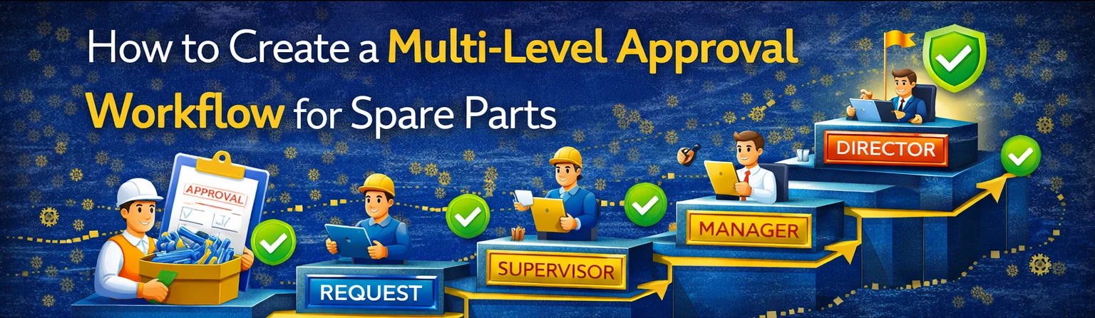 How to Create a Multi-Level Approval Workflow for Spare Parts