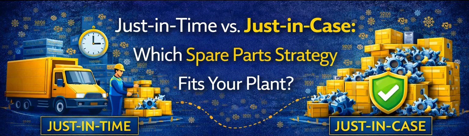 Just-in-Time vs. Just-in-Case: Which Spare Parts Strategy Fits Your Plant?