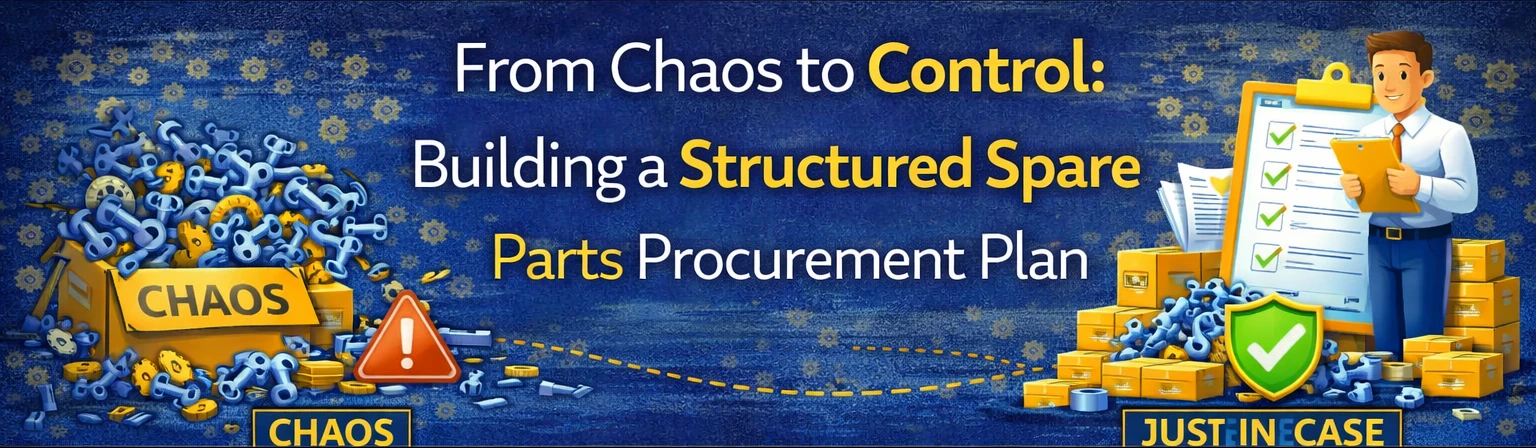 From Chaos to Control: Building a Structured Spare Parts Procurement Plan