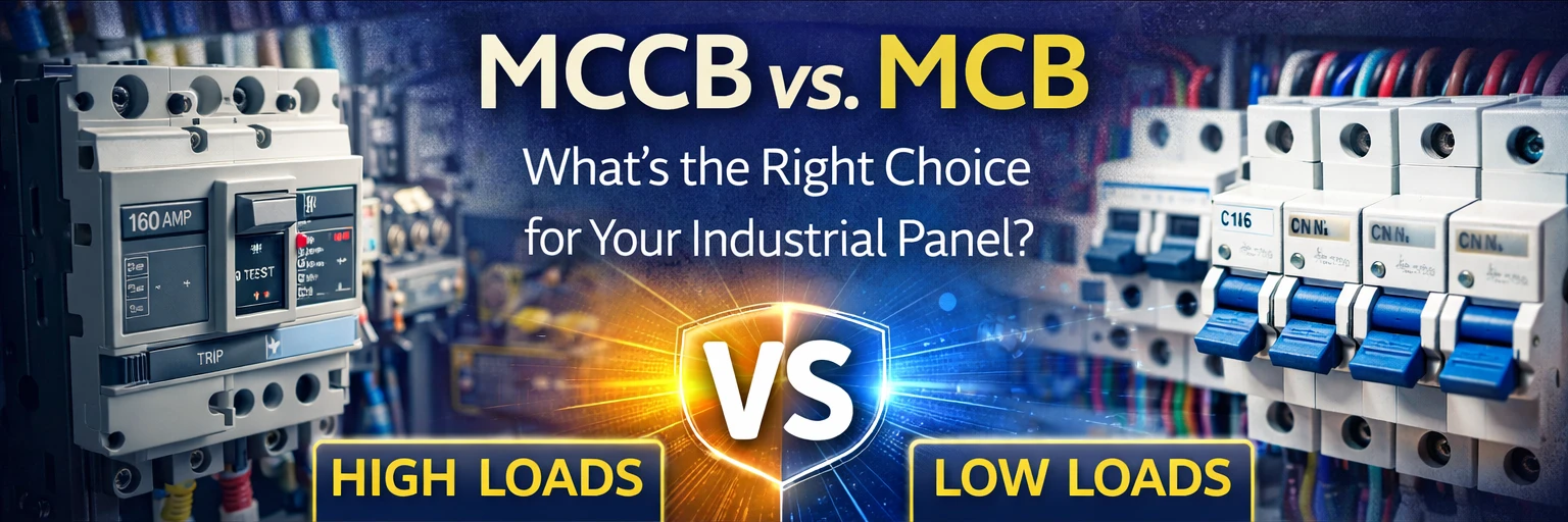 MCCB vs. MCB: What’s the Right Choice for Your Industrial Panel?